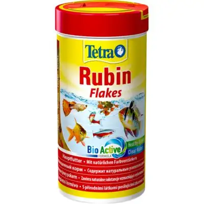 Купить tetra tetrarubin flakes корм для рыб для усиления насыщенности окраса, хлопья