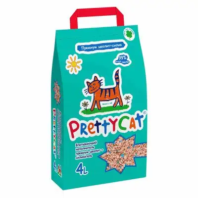 Купить pretty cat наполнитель впитывающий для кошек "premium"