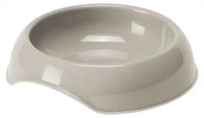 Купить moderna recycled миска пластиковая для собак и кошек, теплый серый
