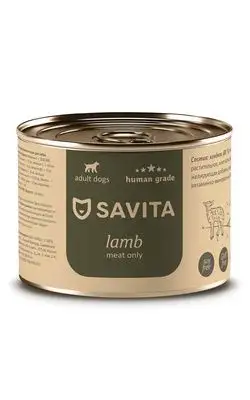 Купить savita консервы для собак «Ягненок»