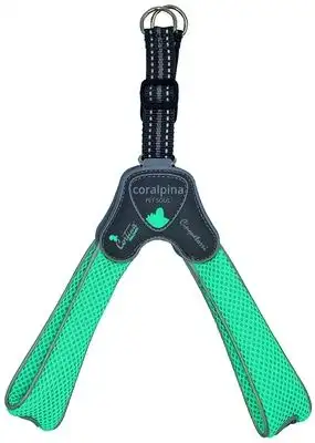 Купить cortina (coralpina) мягкая шлейка для собак "Супер Комфорт", бирюзовый