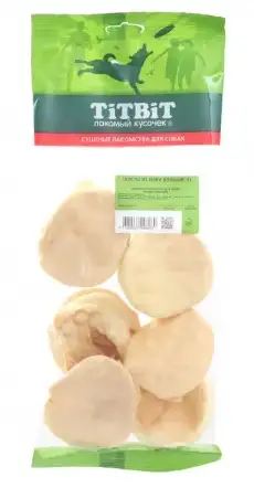 Купить titbit лакомство для собак галеты из кожи большие xl