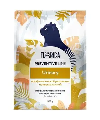 Купить florida preventive line urinary сухой корм для кошек "Профилактика образования мочевых камней"