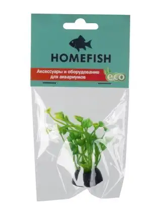 Купить homefish Аурибус огрис растение для аквариума пластиковое с грузом
