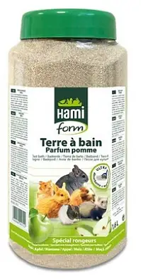Hamiform песок для купания грызунов с яблоком