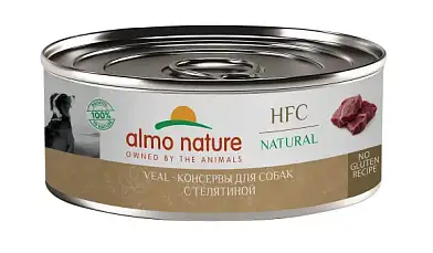 Almo Nature (HFC, Natural, Veal) Консервы для собак и щенков с телятиной 