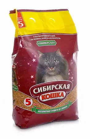 Купить Сибирская кошка впитывающий наполнитель для кошек "универсал"