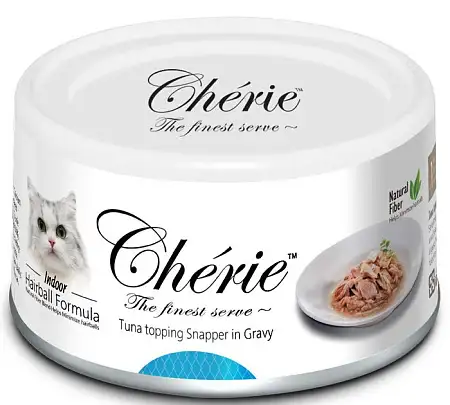 Купить pettric cherie hairball control консервы для кошек тунец с морским лещём в подливе