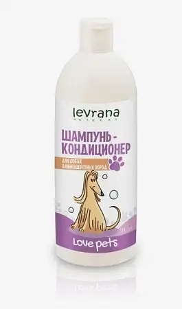 Купить levrana love pets Шампунь-кондиционер для собак длинношерстных пород 