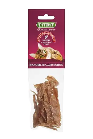 Купить titbit Лакомства для кошек филе куриное  (соломка)