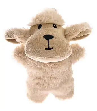 HOMEPET игрушка для собак Овечка с пищалкой, плюш