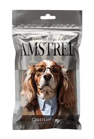 Купить amstrel dental жевательное лакомство для собак средних пород