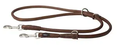 Rogz Leather поводок для собак, коричневый